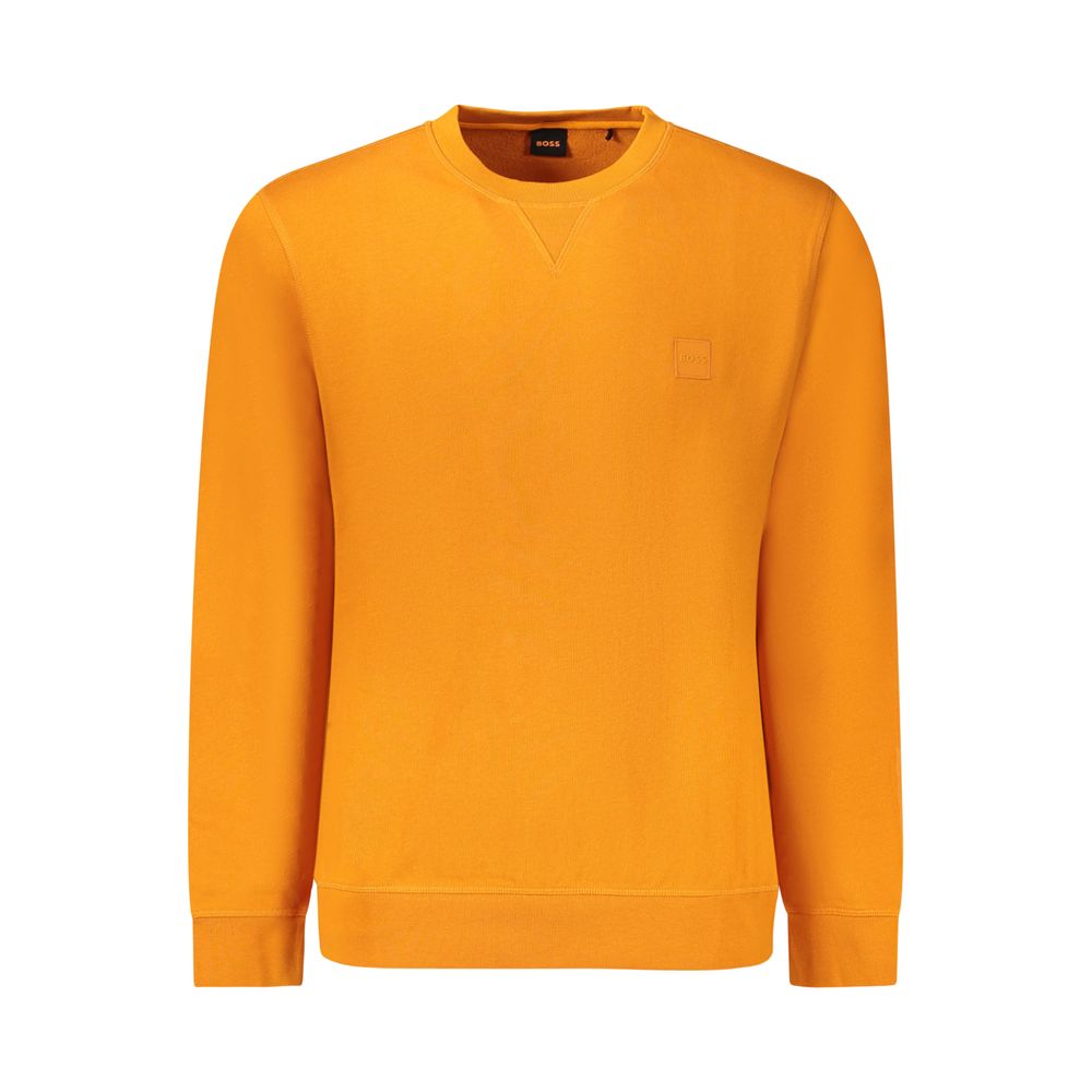 Jersey naranja de algodón para hombre