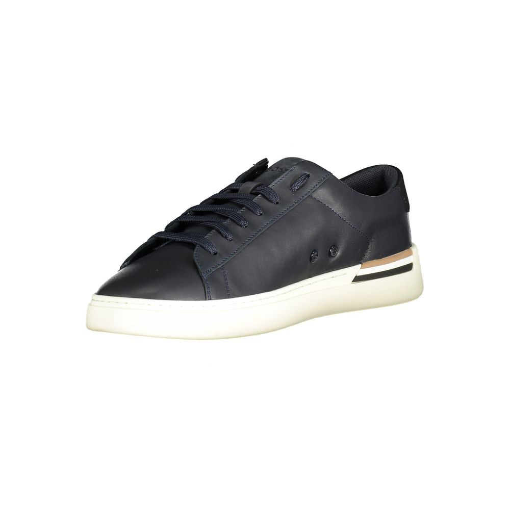 Blue Polyethylene Men Sneaker