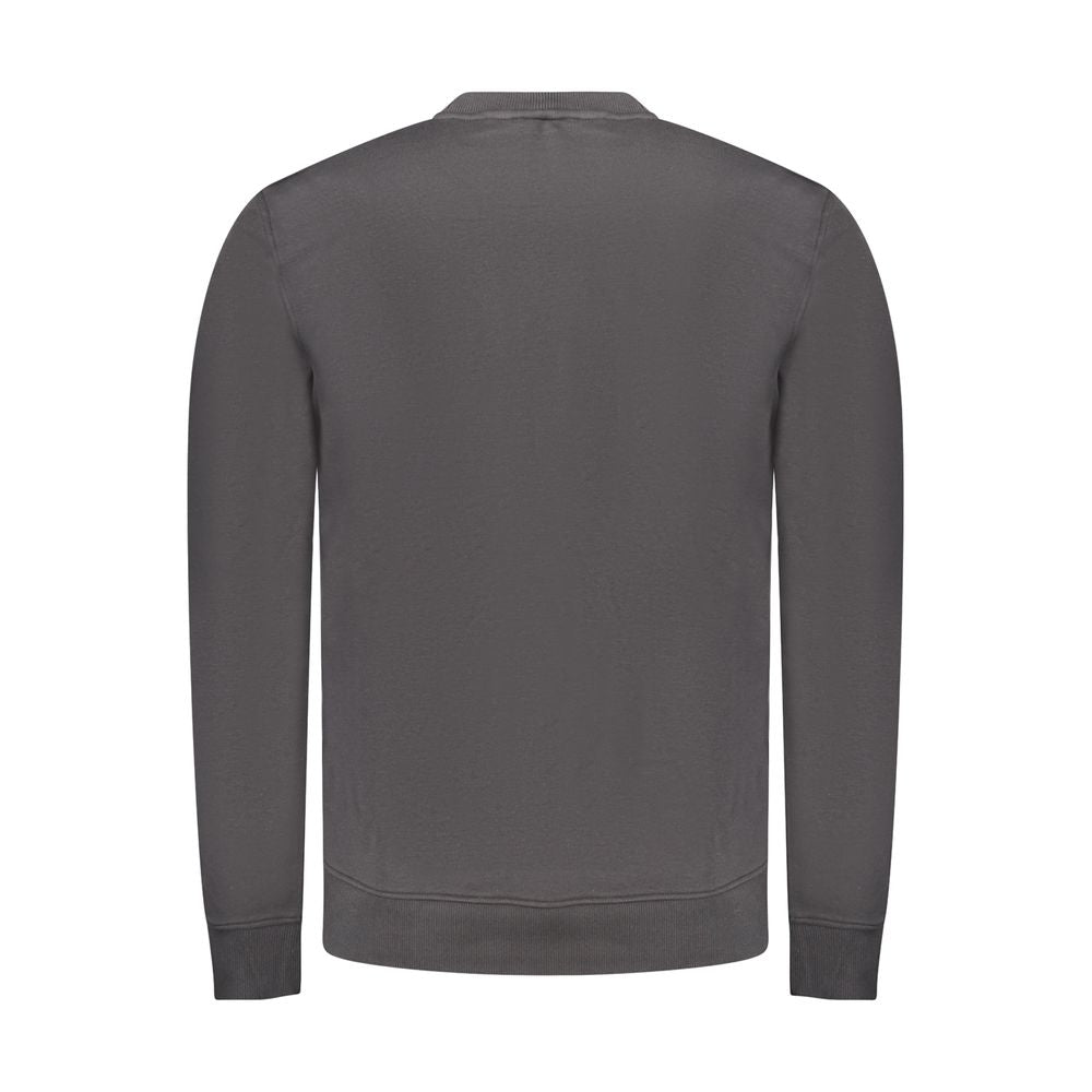 Black Polyester Men Sweater