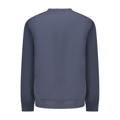 Blue Polyester Men Sweater