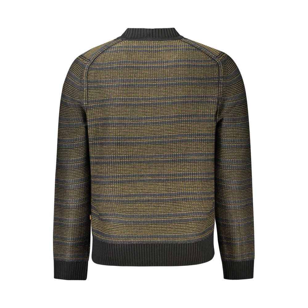 Black Wool Men Sweater