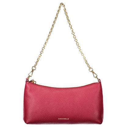 Red Leather Women Handbag