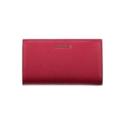 Red Leather Women Wallet