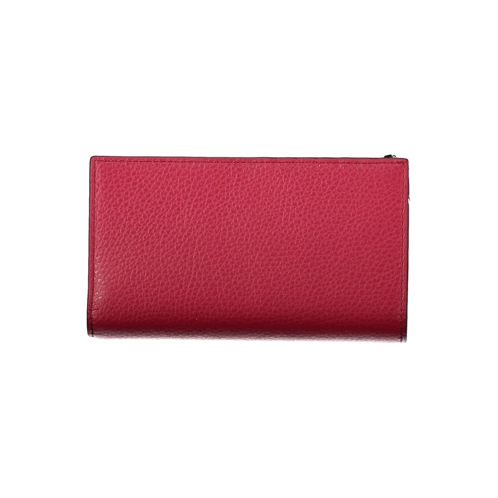 Red Leather Women Wallet