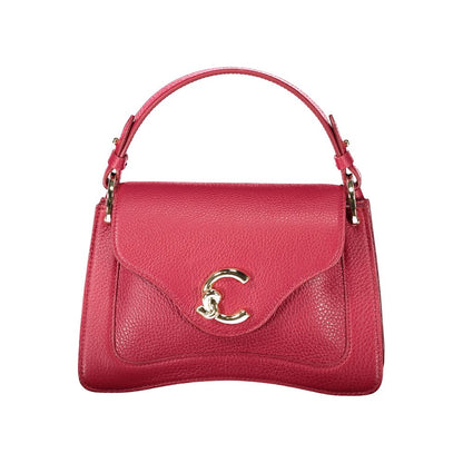 Red Leather Women Handbag