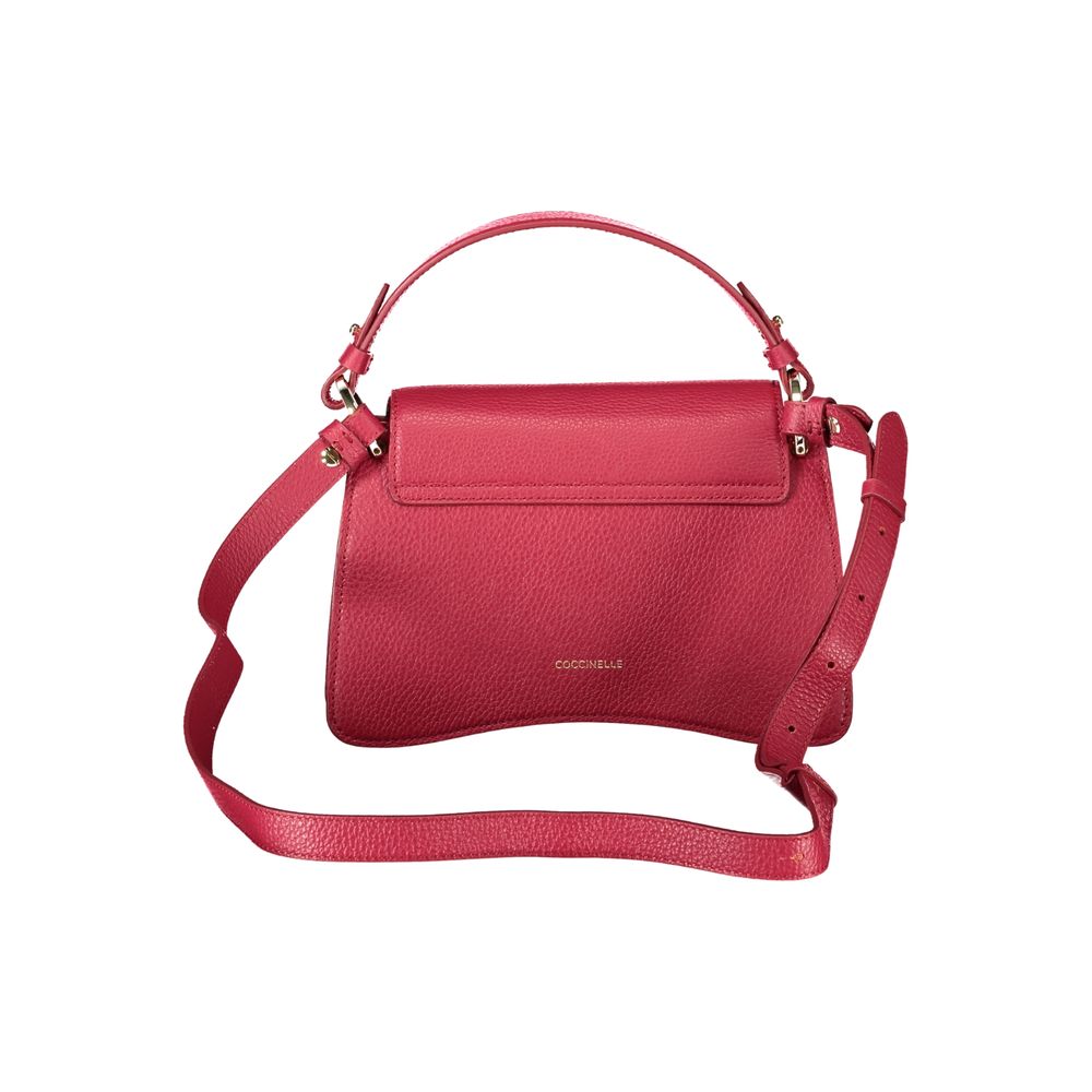 Red Leather Women Handbag