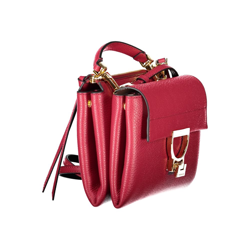 Red Leather Women Handbag