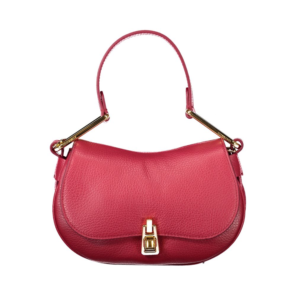 Red Leather Women Handbag