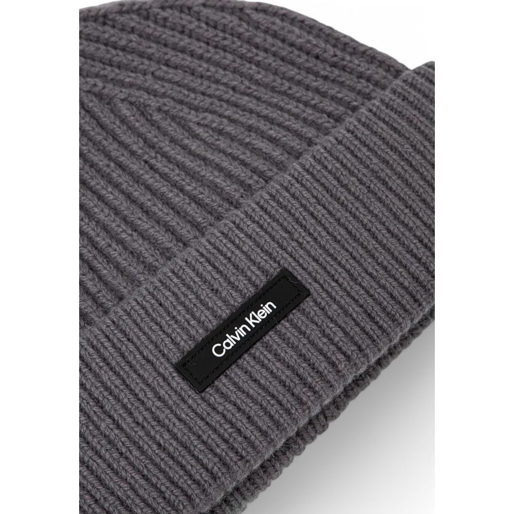 Gray Organic Cotton Caps Baseball Hat