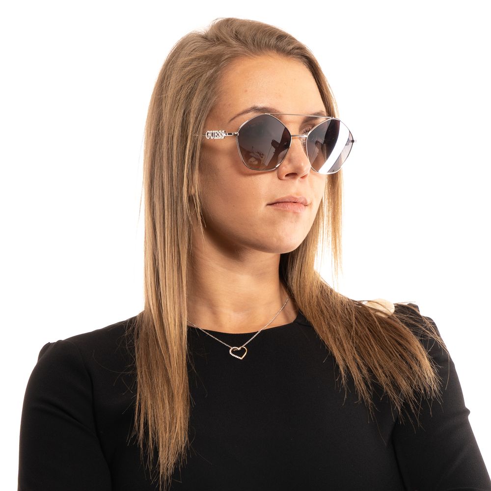 Gafas de sol plateadas para mujer