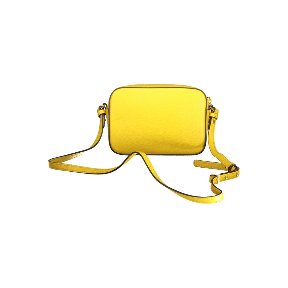 Yellow Leather Women Handbag