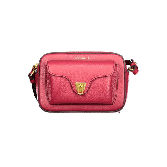 Red Leather Women Handbag