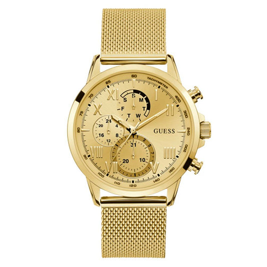 Reloj de acero inoxidable dorado