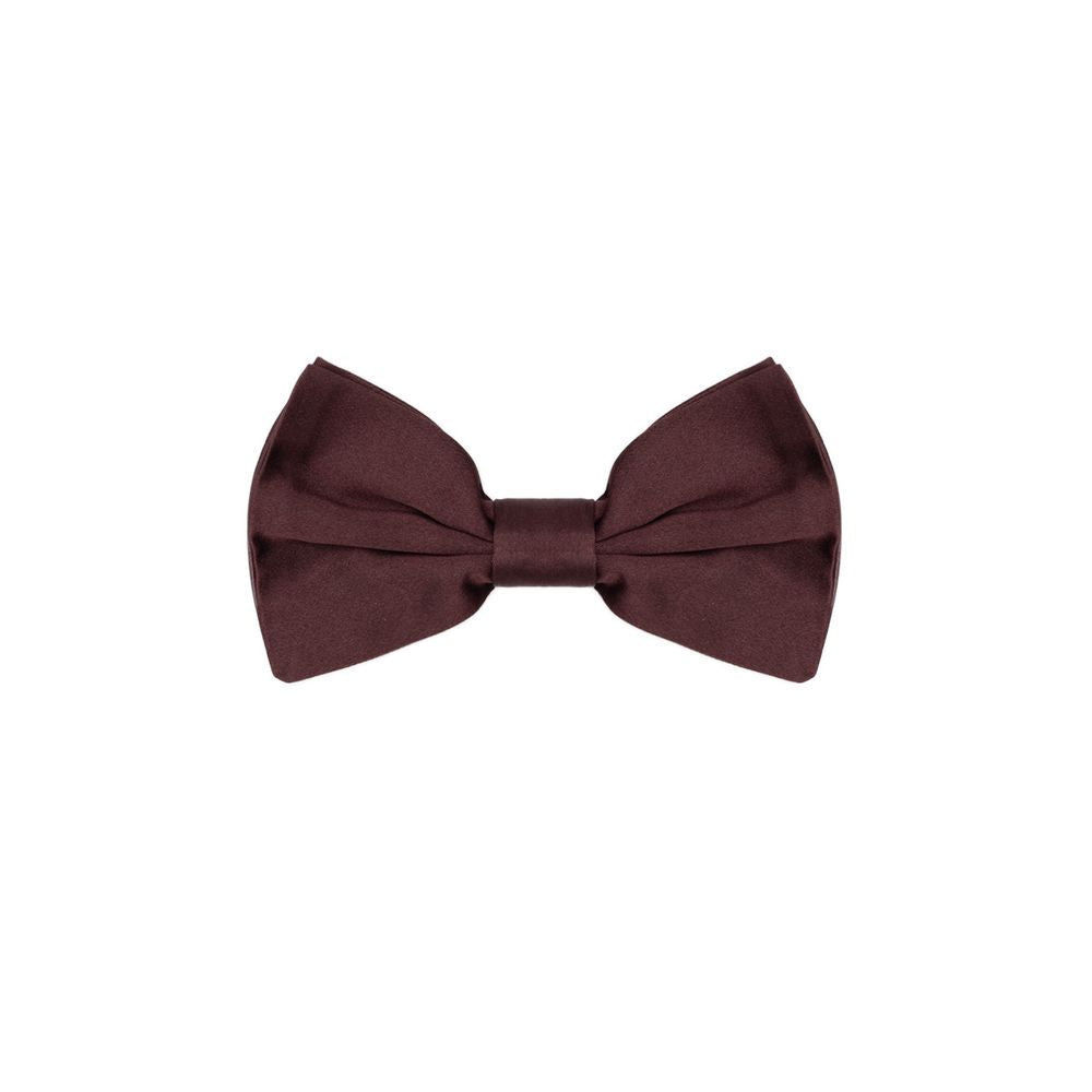 Burgundy Silk Bowty