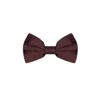 Burgundy Silk Bowty