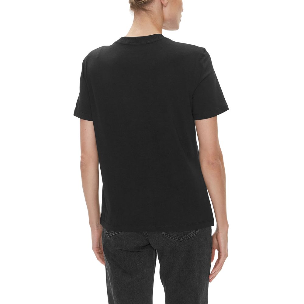 Black Organic Cotton Tops & T-Shirt