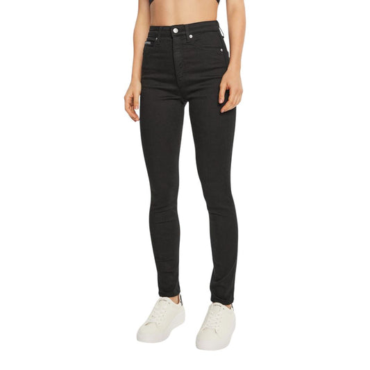 Black Cotton Skinny Jean