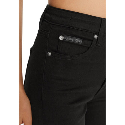 Black Cotton Skinny Jean