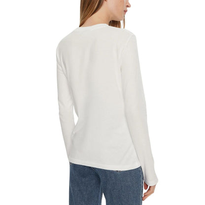 Camiseta blanca de algodón