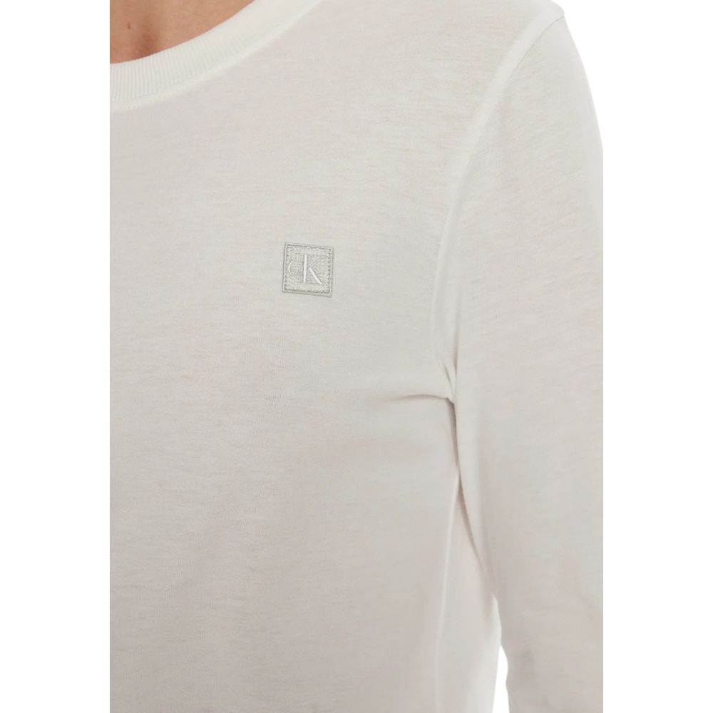Camiseta blanca de algodón
