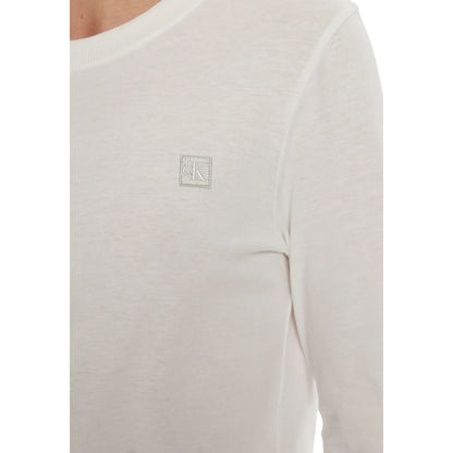Camiseta blanca de algodón