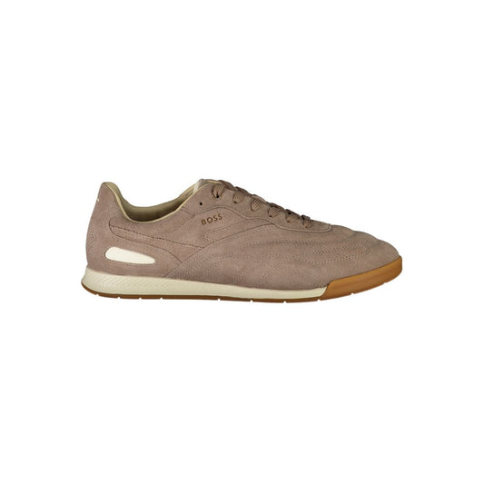 Brown Leather Men Sneaker