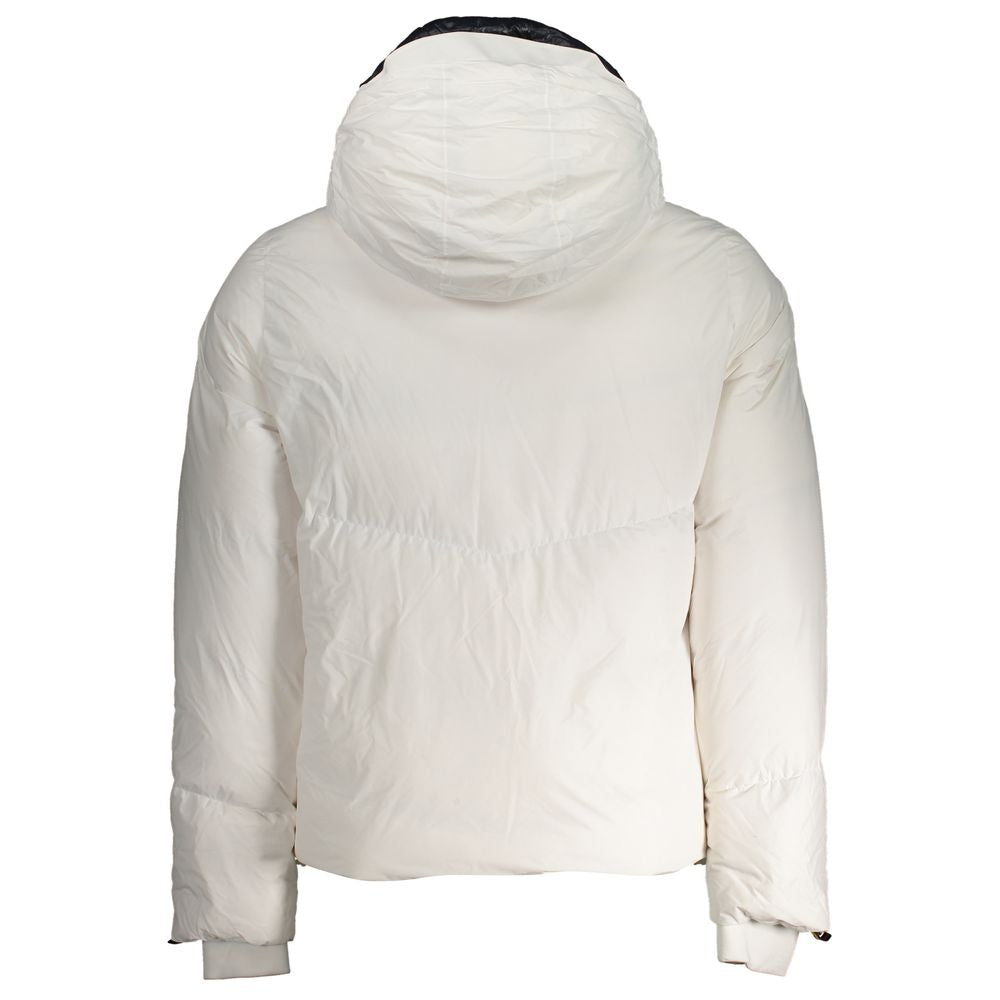 Chaqueta blanca de poliéster