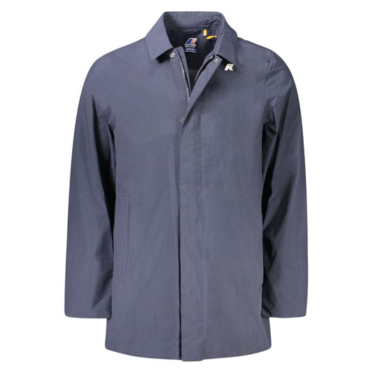 Chaqueta azul de poliamida para hombre