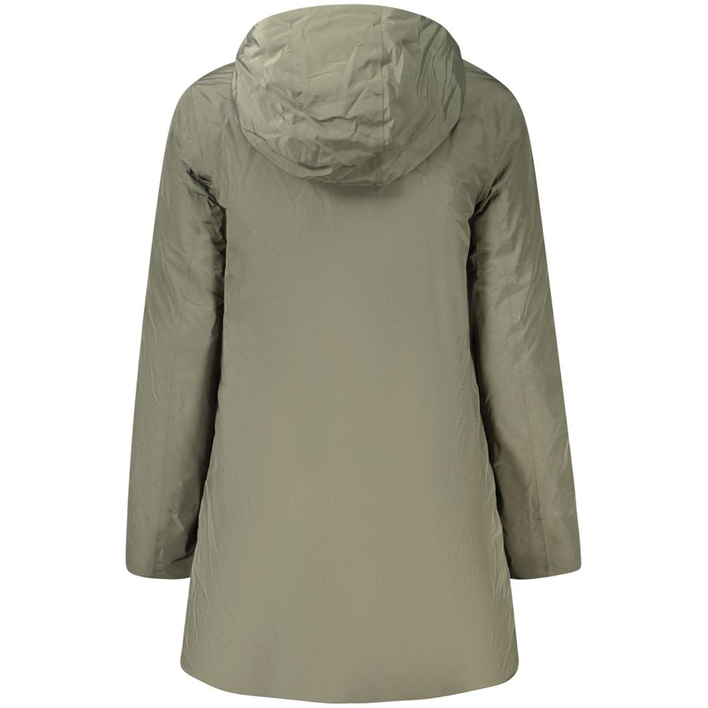 Green Polyamide Women Jacket