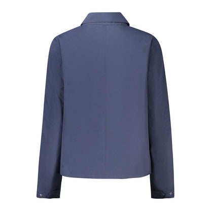 Blue Polyester Women Jacket