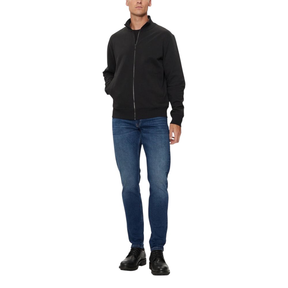 Blue Cotton Slim Fit Jean