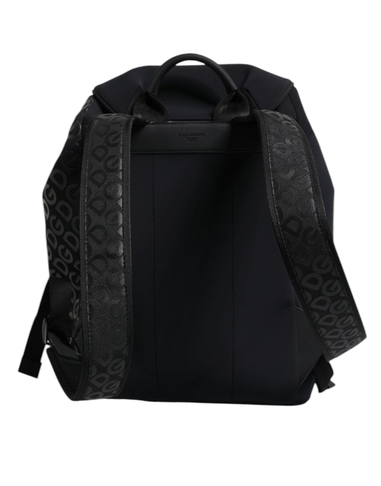 Bolsa mochila escolar de neopreno negro con logotipo DG de nailon