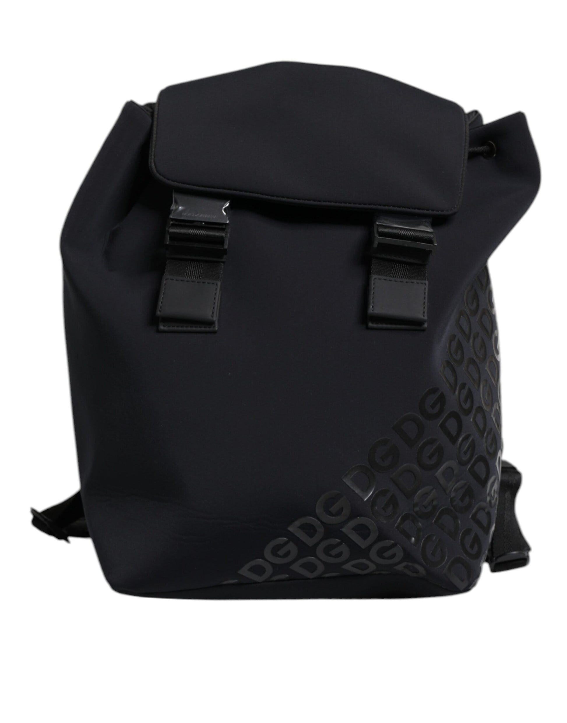 Bolsa mochila escolar de neopreno negro con logotipo DG de nailon