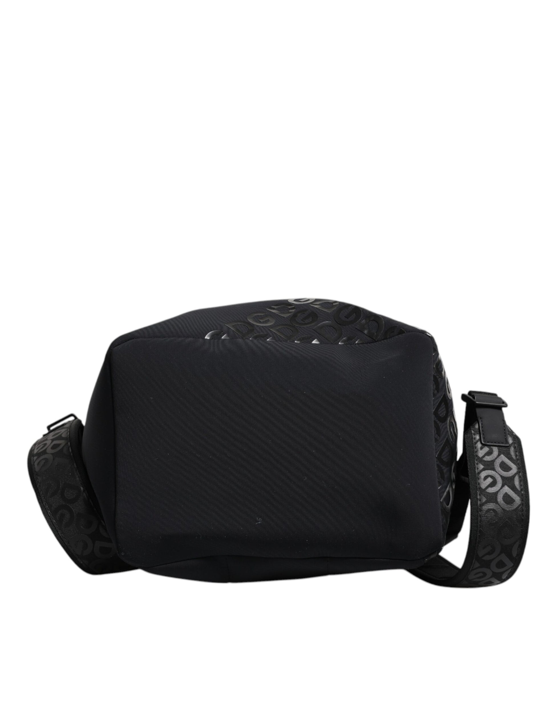 Bolsa mochila escolar de neopreno negro con logotipo DG de nailon