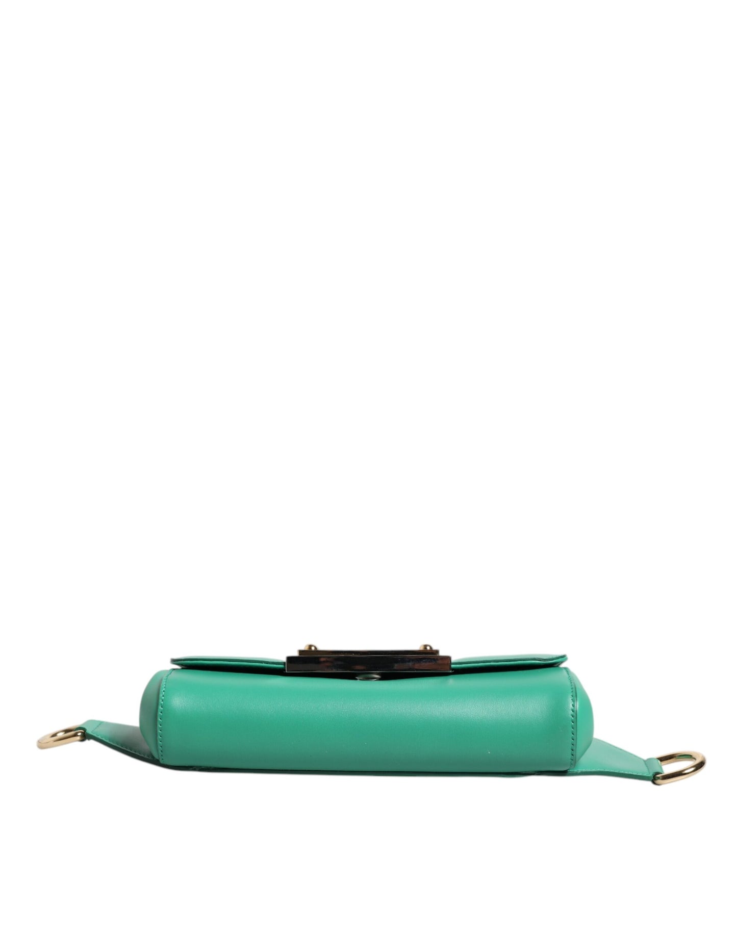 Emerald Green CalfskinLeather DG Logo Shoulder Bag