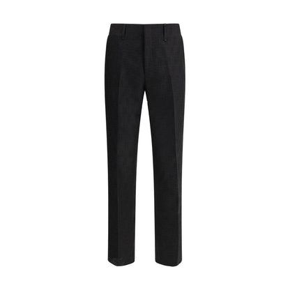 FF pattern linen Pants