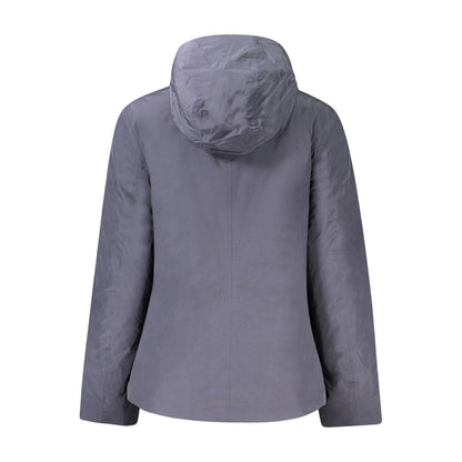 Chaqueta azul de poliamida para mujer