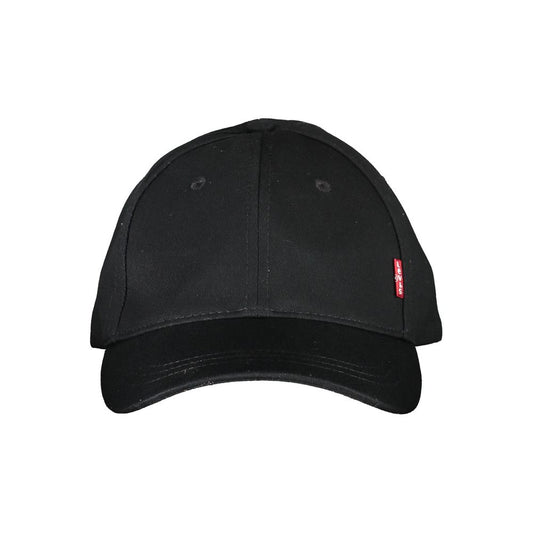 Gorra de hombre de algodón negro