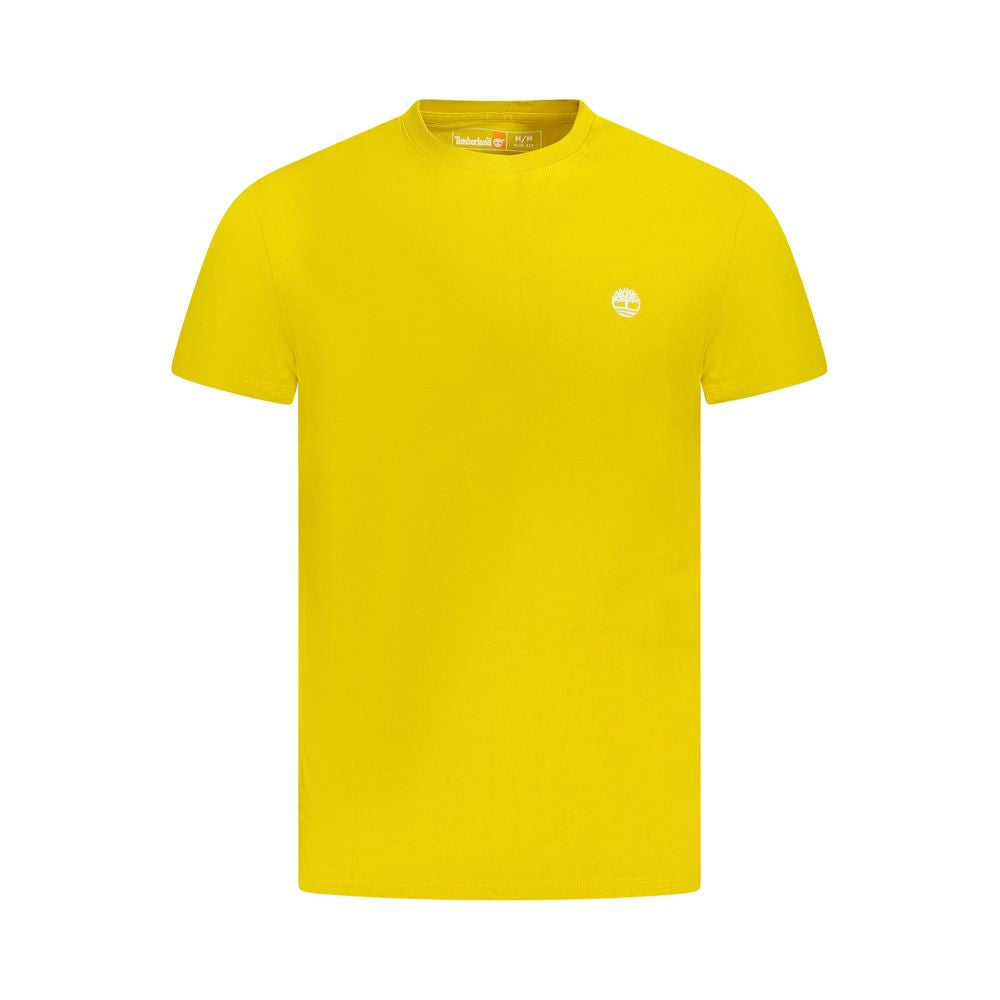 Camiseta amarilla de algodón para hombre