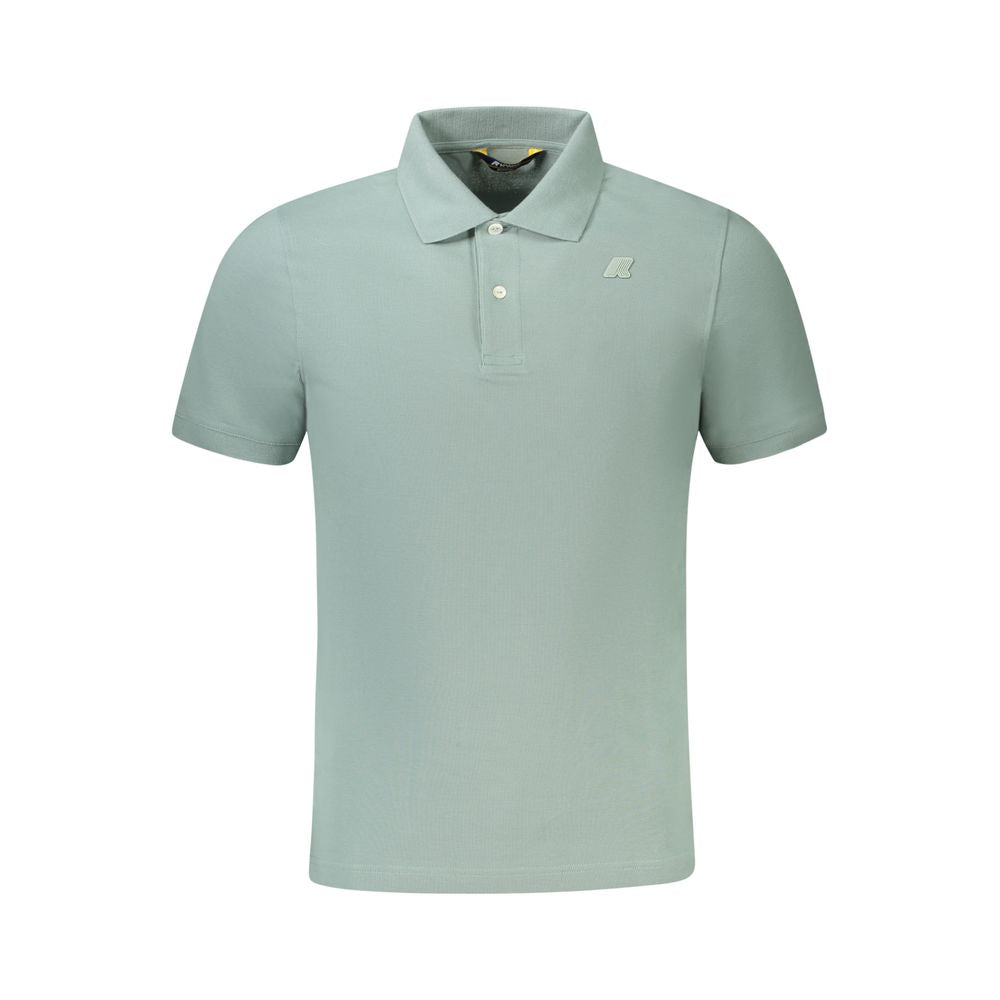 Polo verde de algodón para hombre