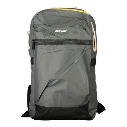 Green Polyamide Men Backpack