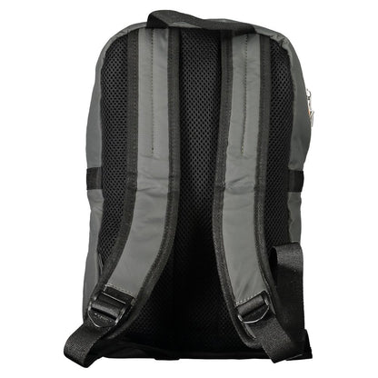 Green Polyamide Men Backpack