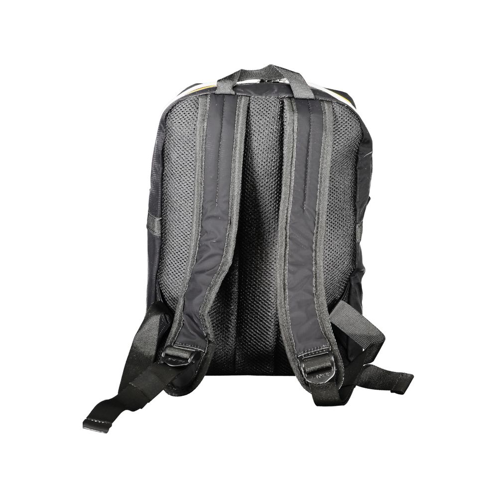 Black Polyamide Men Backpack