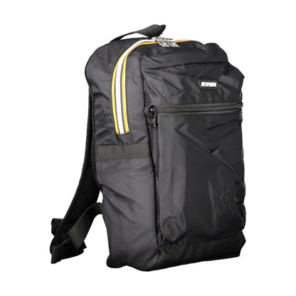 Black Polyamide Men Backpack