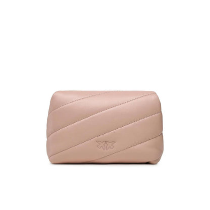 Bolso de piel rosa