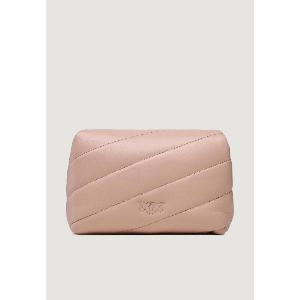 Bolso de piel rosa