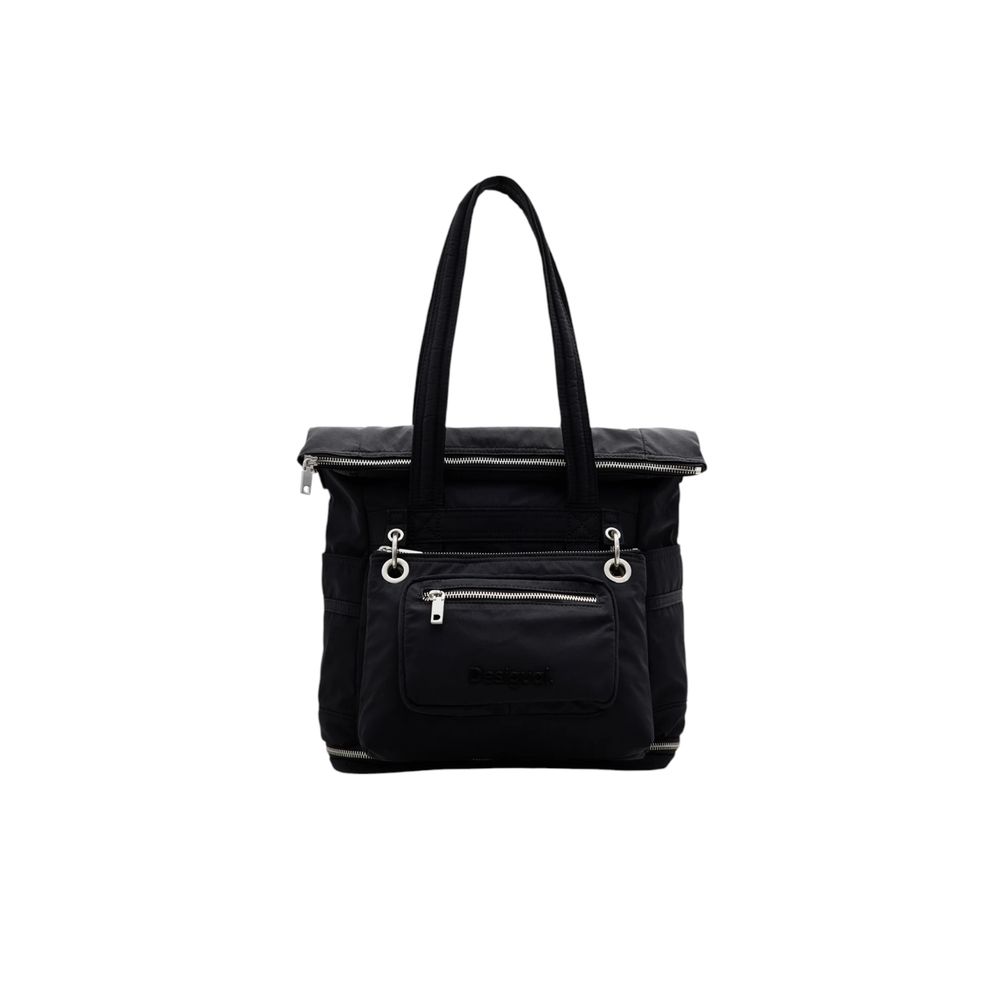 Black Polyethylene Backpack