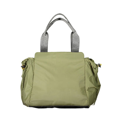 Green Polyamide Women Backpack