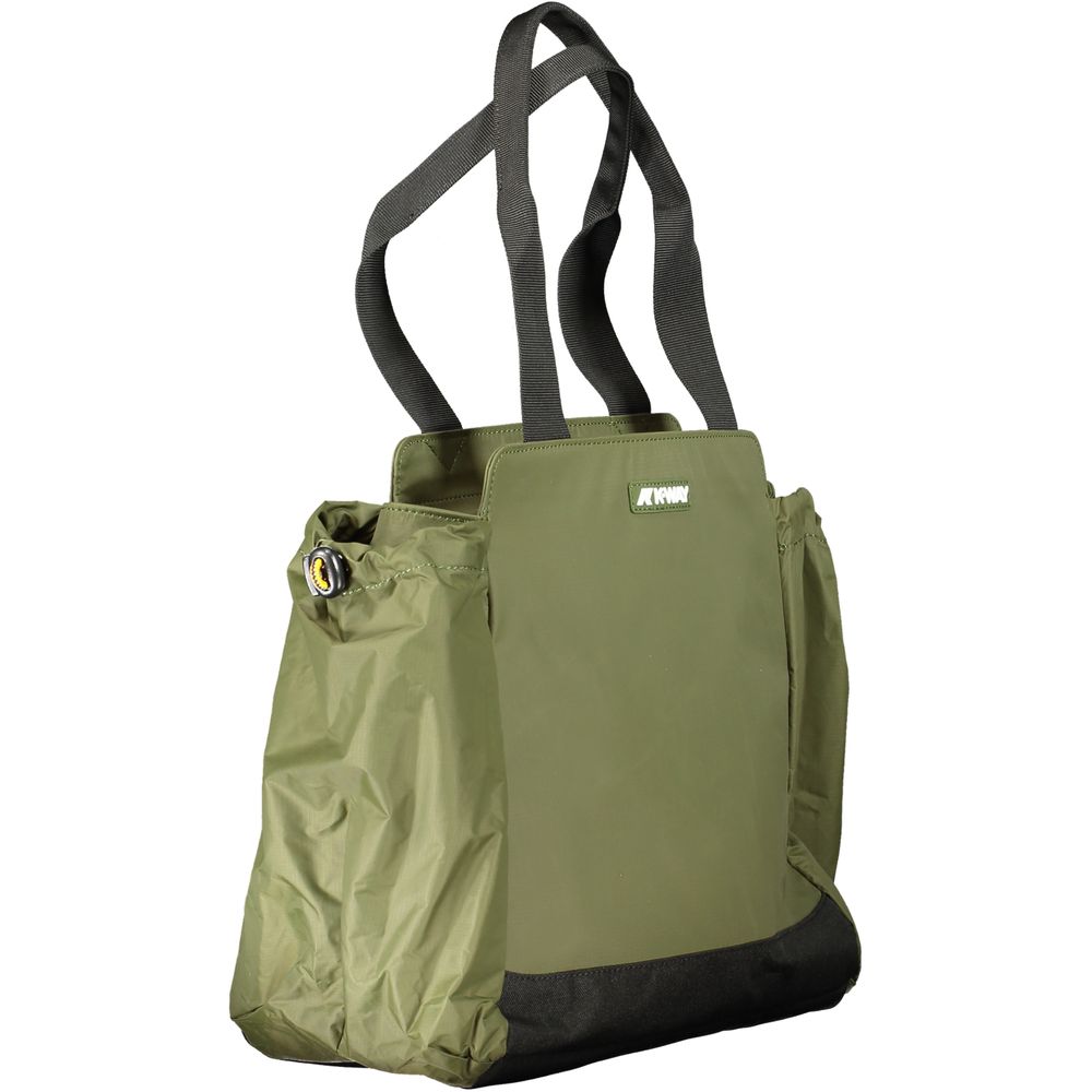 Green Polyamide Women Backpack