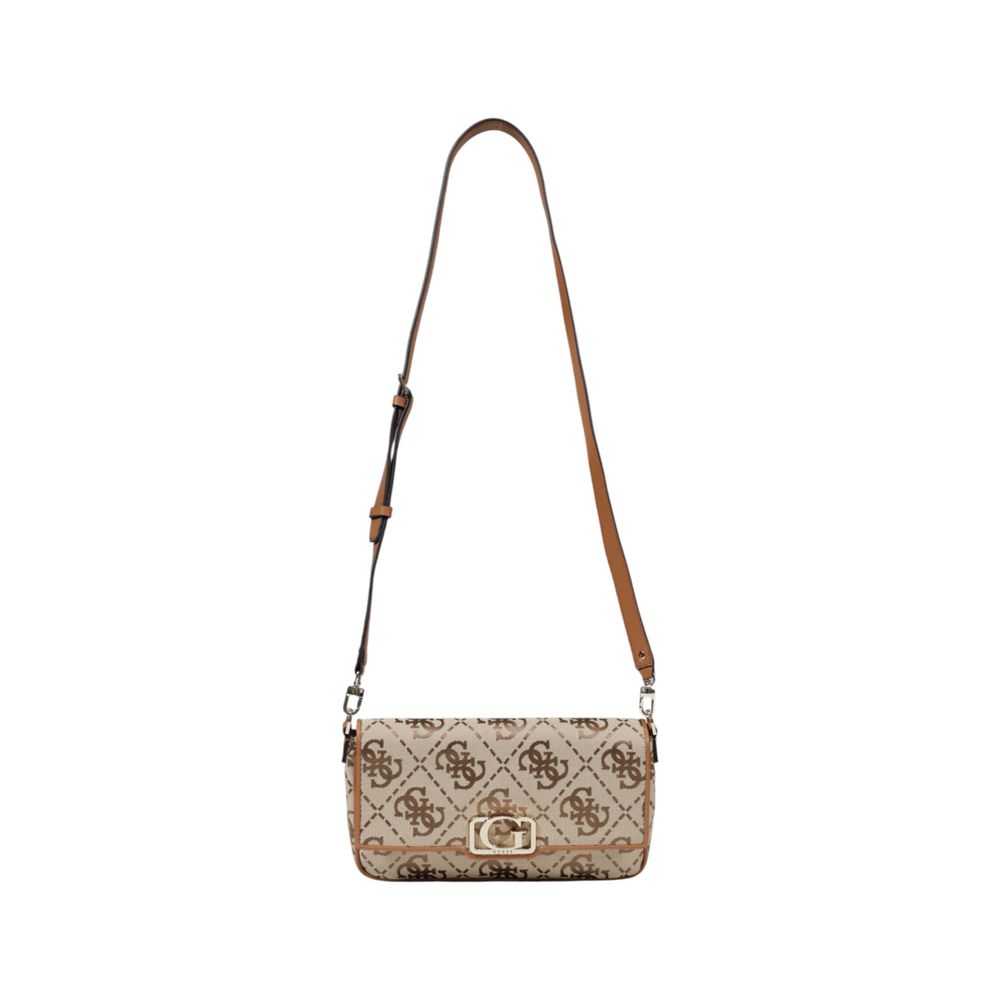 Bolso de poliéster beige